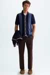 Striped knit shirt