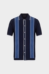 Striped knit shirt