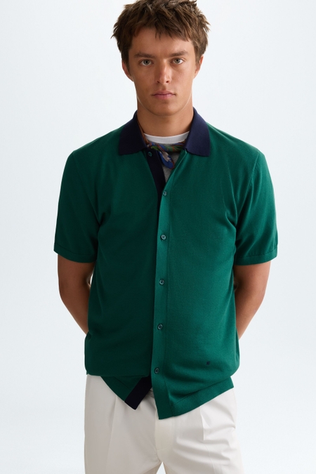 PIMA COTTON KNIT SHIRT