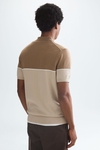Colorblock pima cotton polo shirt