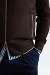 Textured technical jacket