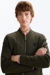Origami knit bomber jacket