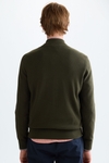 Origami knit bomber jacket