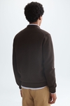 Pima cotton textured knit overshirt