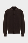 Pima cotton textured knit overshirt