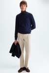 Cotton-merino wool sweater