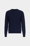 Cotton-merino wool sweater