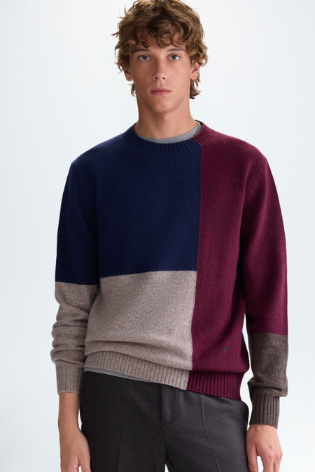 JERSEY INTARSIA COLORBLOCK