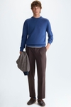 Wool crew-neck sweater