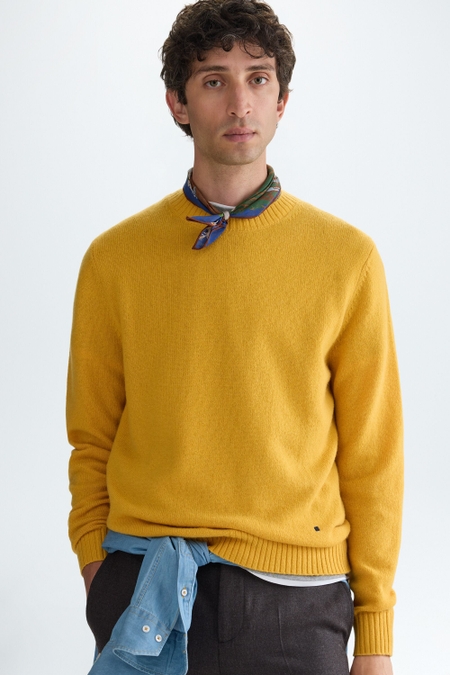 WOOL CREW-NECK SWEATER