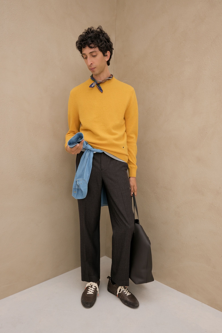 WOOL CREW-NECK SWEATER