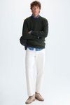 Origami jacquard lambswool sweater