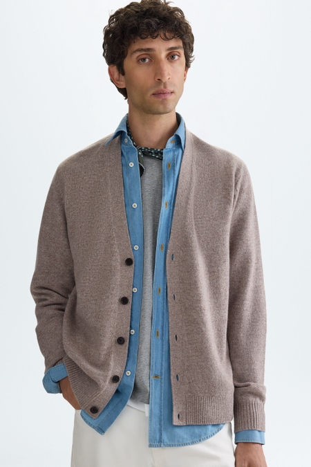 MERINO WOOL CARDIGAN