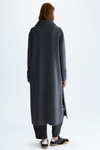 Double-faced wool double-breasted tailored coat