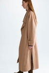 Double-Faced Wool A-Line Coat