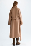 Double-Faced Wool A-Line Coat