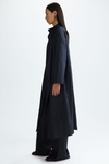 Flowy twill oversize dust coat