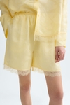 Cala jacquard satin bermuda shorts