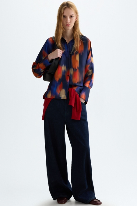 CAMISA OVERSIZE TWILL ESTAMPADO