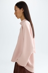 Cocoon-fit crepé top