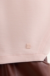 Cocoon-fit crepé top