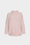 Cocoon-fit crepé top
