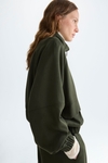 Lyocell twill bomber jacket