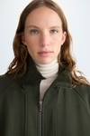 Lyocell twill bomber jacket