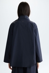 Technical cotton straight-fit shirt