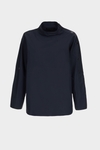Technical cotton straight-fit shirt