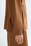 Stretch knit straight-fit jacket