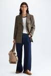 Prince of Wales check cool wool effect tailored jacket