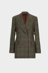 Prince of Wales check cool wool effect tailored jacket