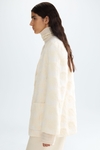 Fancy fabric straight-fit jacket