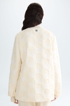Fancy fabric straight-fit jacket