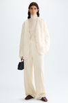 Fancy fabric straight-fit jacket
