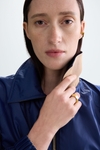 Technical cotton nylon reversible coat