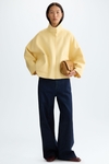 Double-faced wool reversible short coat