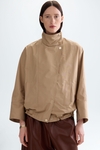 Taffeta bomber coat