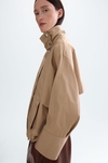 Taffeta bomber coat