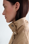 Taffeta bomber coat