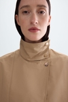 Taffeta bomber coat