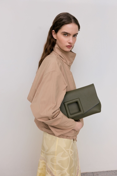 TAFFETA BOMBER COAT