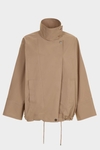 Taffeta bomber coat