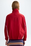 Technical nylon oversize bomber jacket