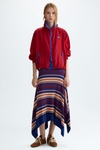 Technical nylon oversize bomber jacket