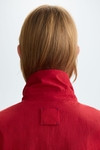 Technical nylon oversize bomber jacket