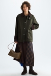 Straight-fit double-faced coat
