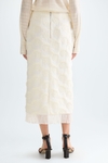Fitted fantasy midi skirt