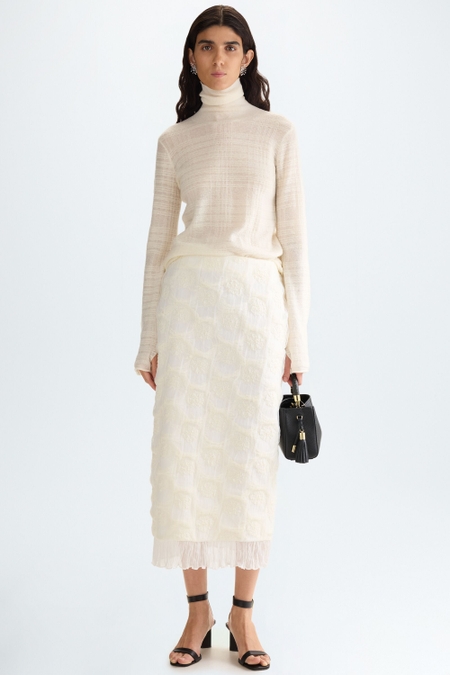 FITTED FANTASY MIDI SKIRT
